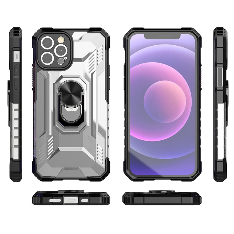 Heavy Duty Rugged Armor Shield Shockproof Case For iPhone