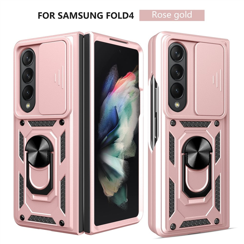 Galaxy Z Fold 4 Ring Holder Kickstand Camera Cover