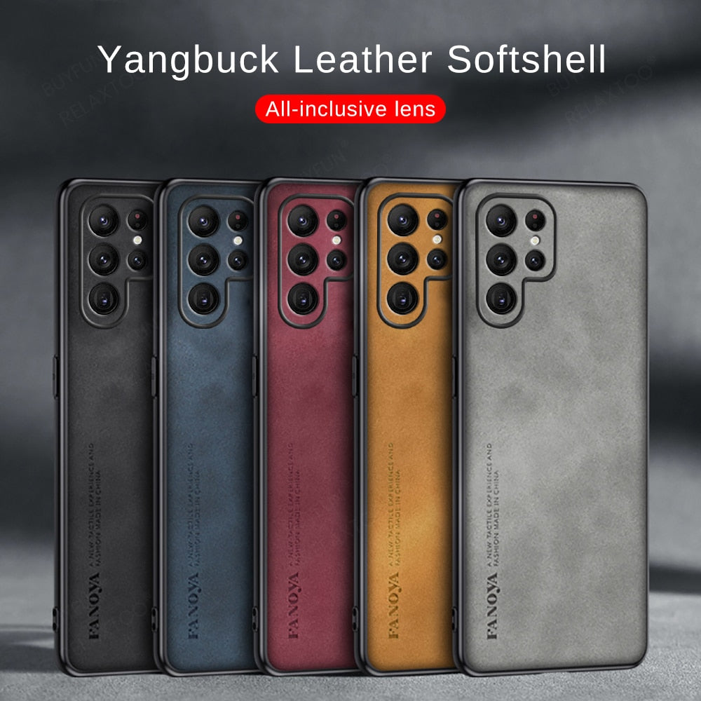 Galaxy Leather Protective Case Shockproof