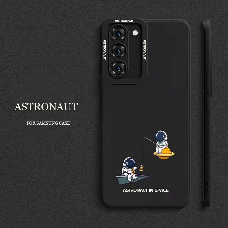 Galaxy  Cute Space Astronaut Phone Case