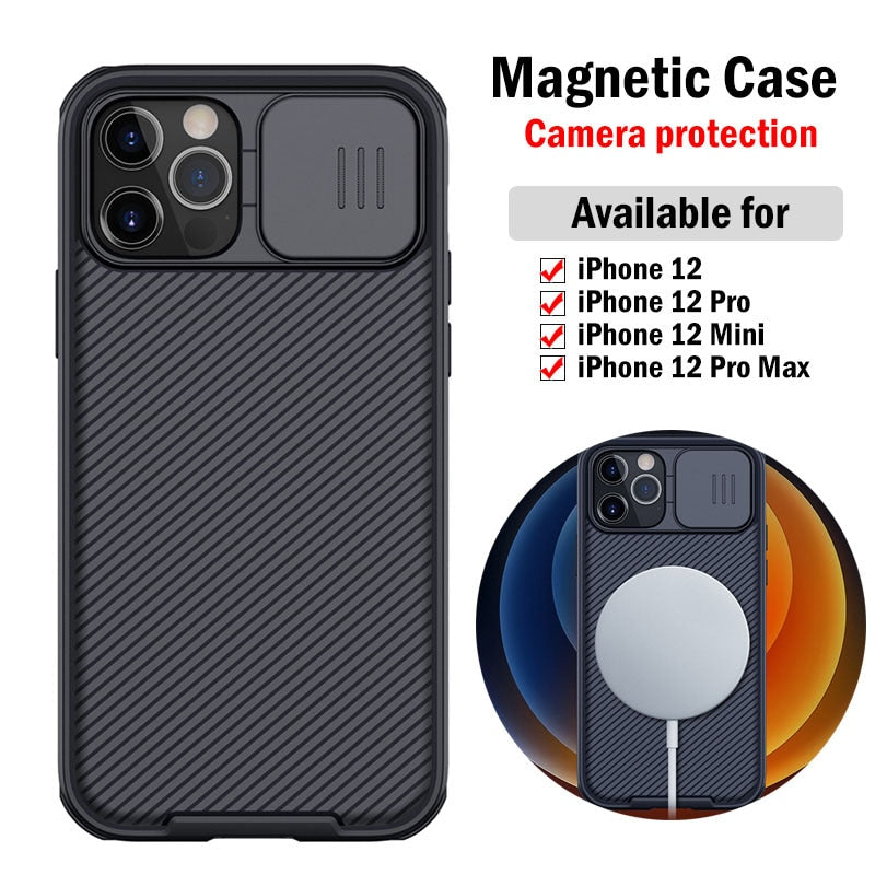 Magnetic iPhone Case Camera Protection Cover