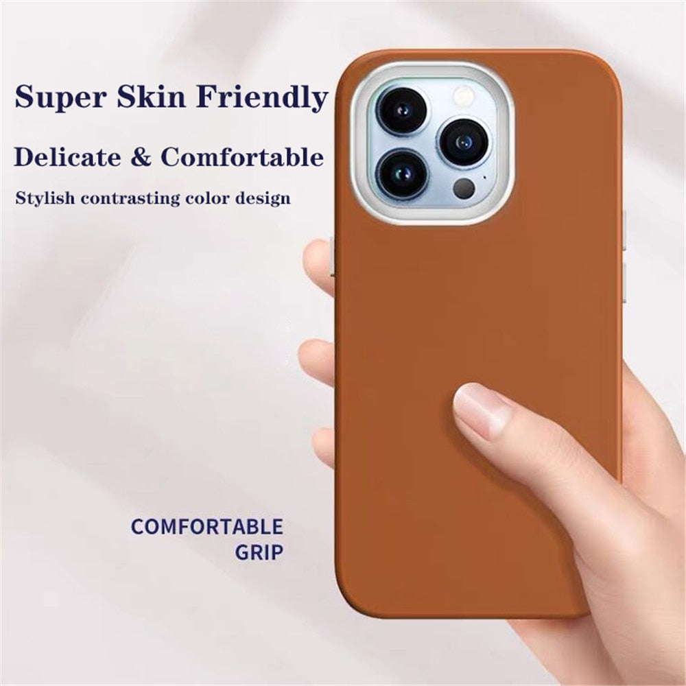 3 in 1 Candy Color Shockproof Armor Case For iPhone