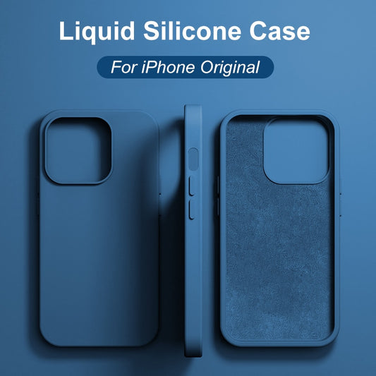 Liquid Silicone Case For iPhone Bumper Shockproof Soft