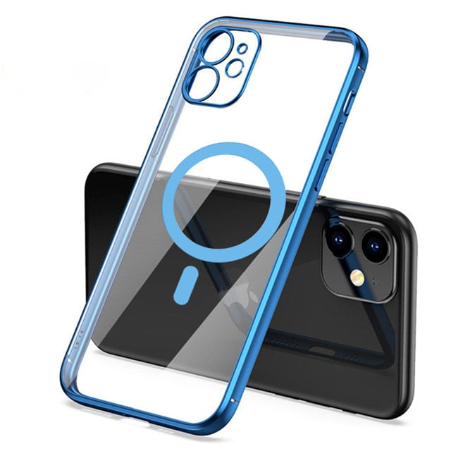 Transparent Wireless Charging Case For iPhone