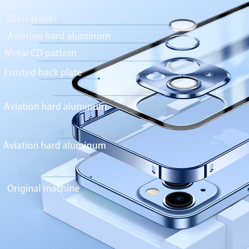 Metal Magnetic Ultra Thin Case For iPhone