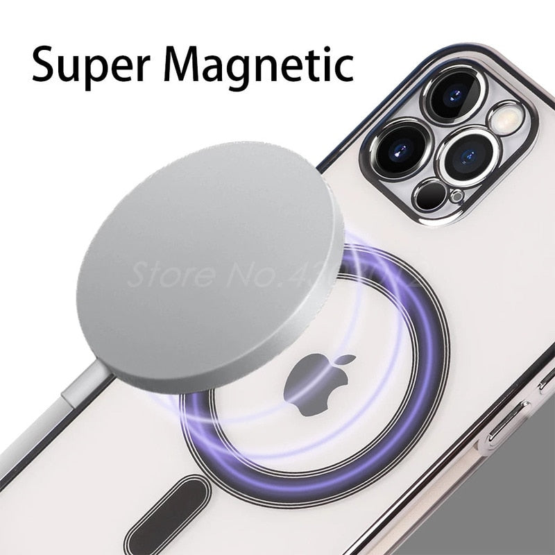 Transparent Wireless Charging Case For iPhone