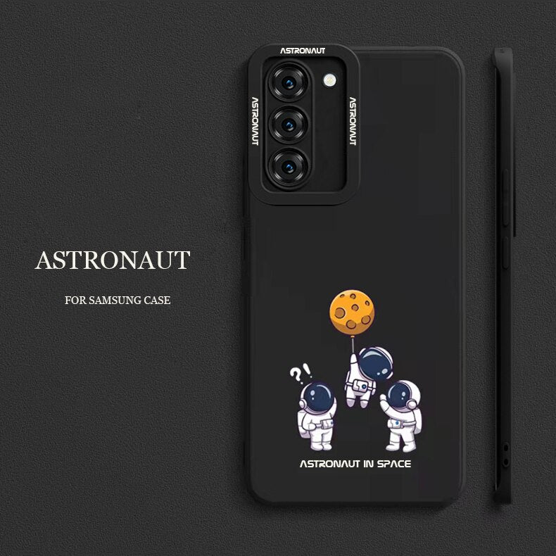 Galaxy  Cute Space Astronaut Phone Case