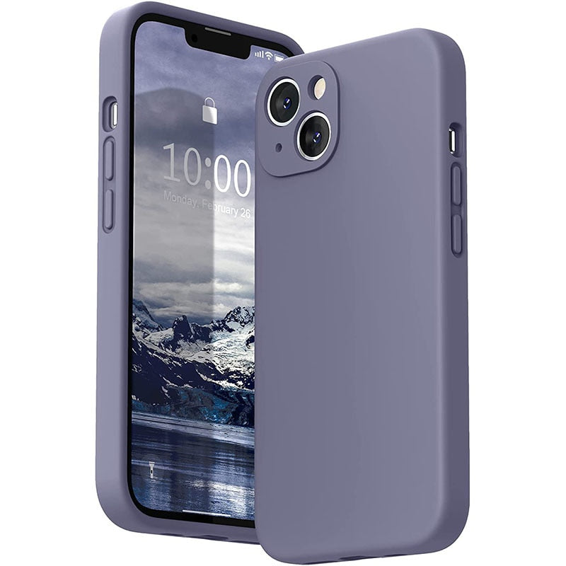 Shockproof Cover Liquid Silicone iPhone Case