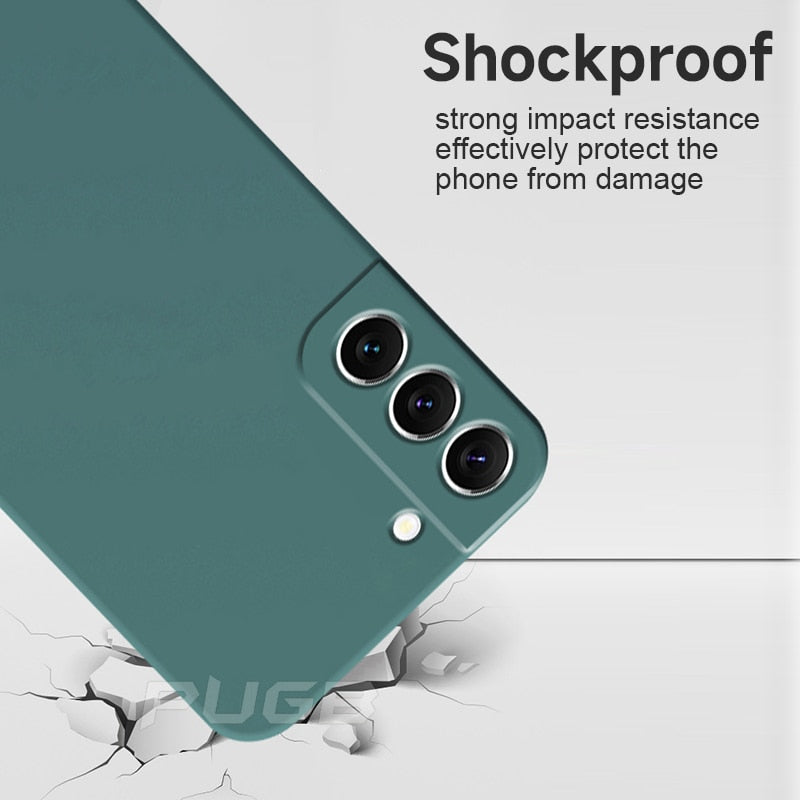 Galaxy Shockproof Liquid Silicone Soft Case