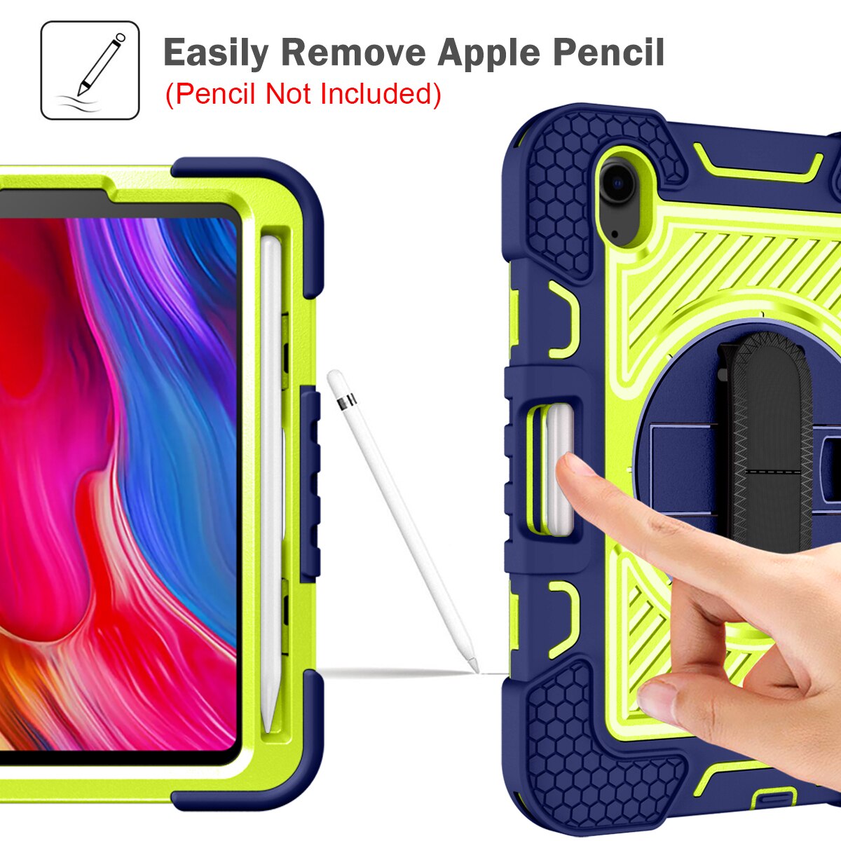 iPad Shockproof Case Cover Handle Stand