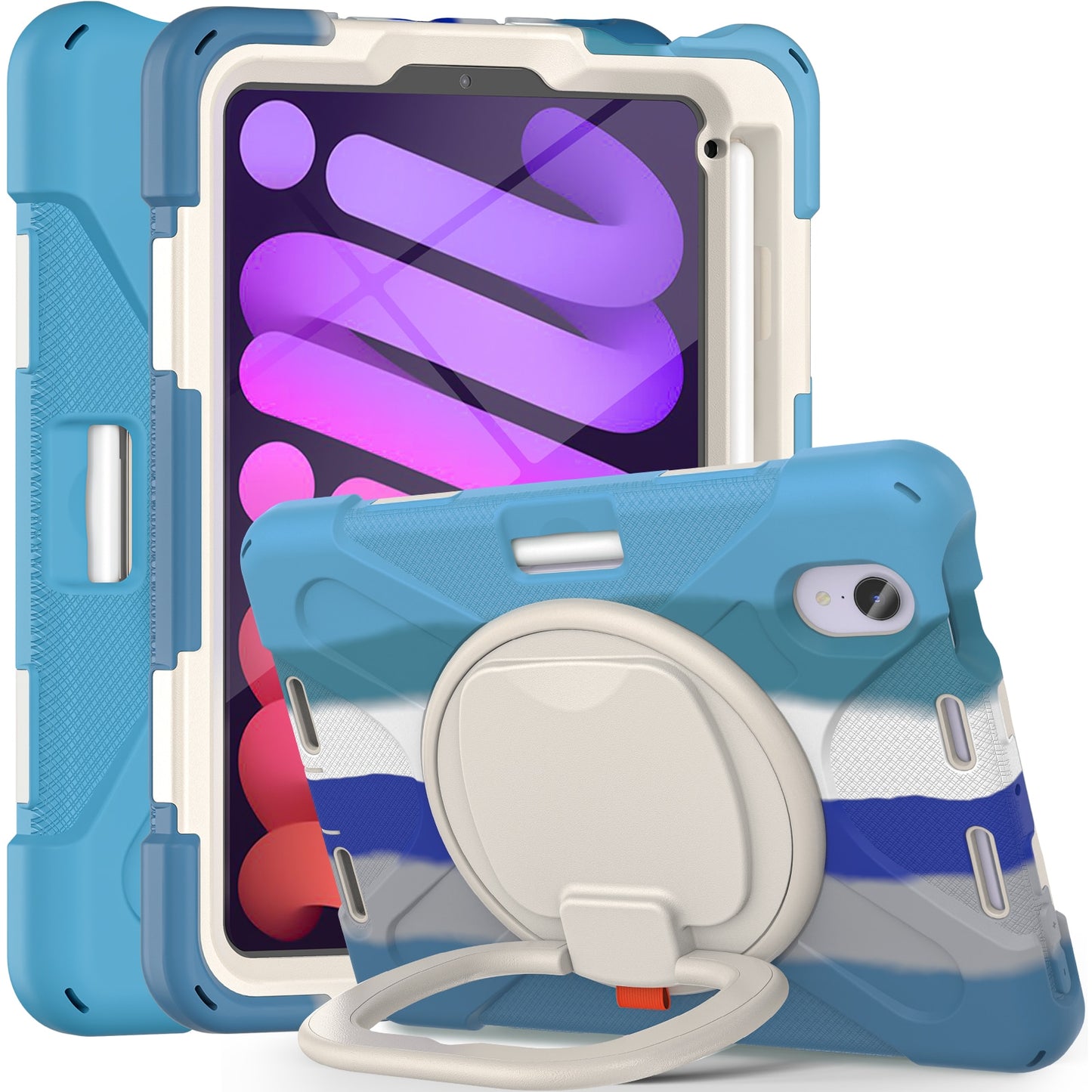 iPad mini Case Shockproof Handle Stand Case