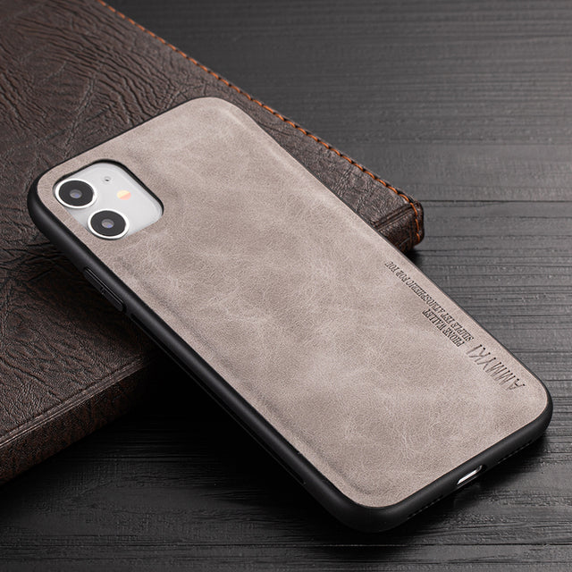 Leather Cover Case TPU Silicone For iPhone