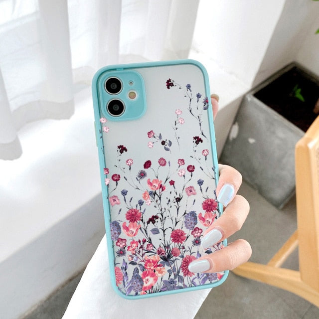 Flower iPhone Case Hard Shockproof