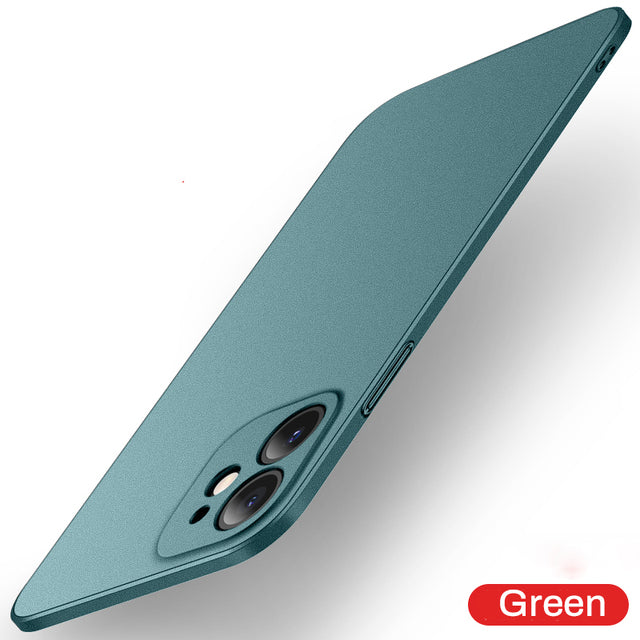 Ultra Thin Matte Shockproof Case For iPhone