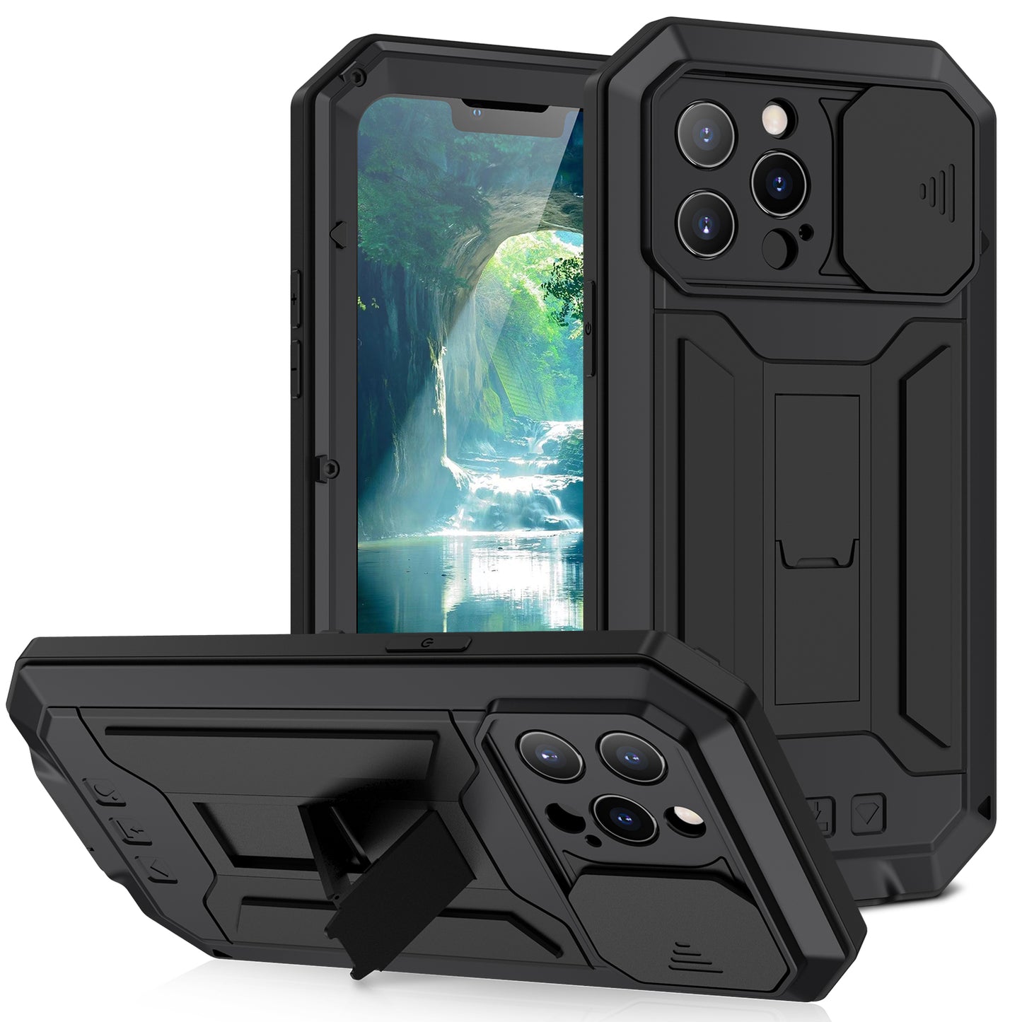Metal Armor Case For iPhone