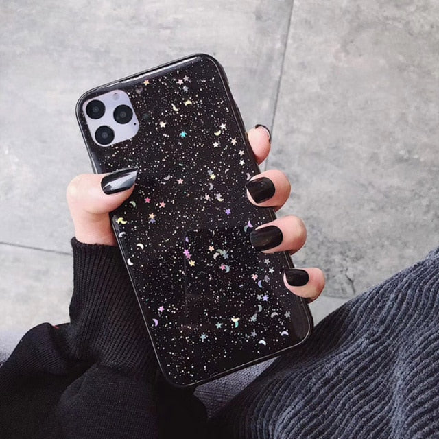 Glitter Star Bling iPhone Case