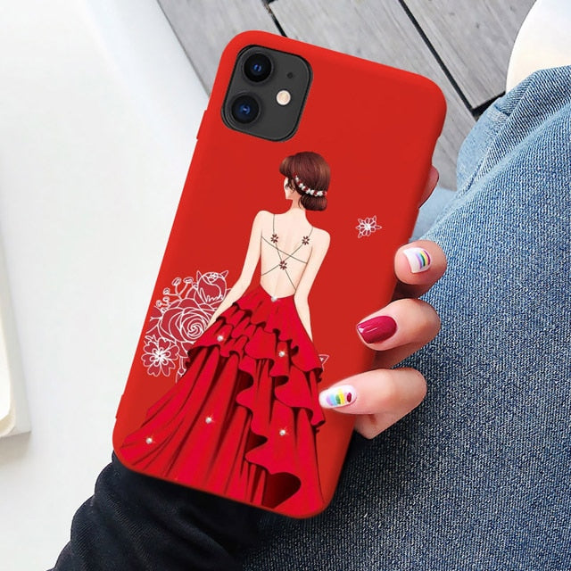 Luxury Woman iPhone Cover Case
