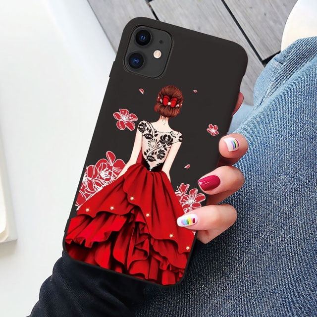 Luxury Woman iPhone Cover Case
