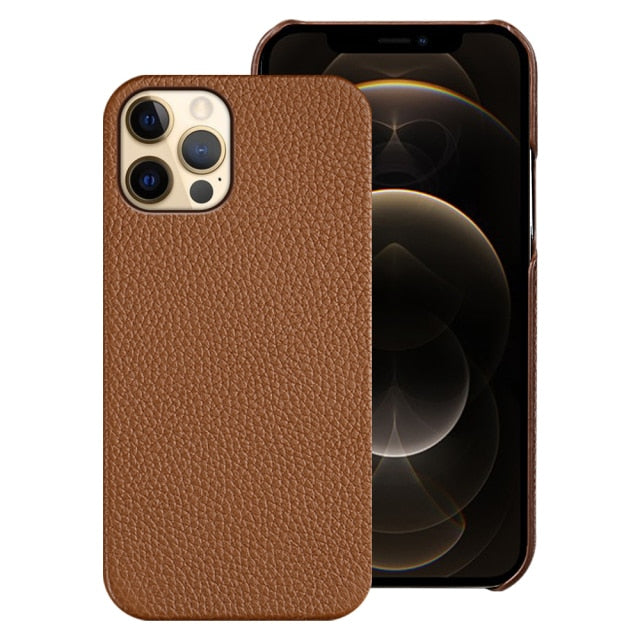 Luxury Leather iPhone Case Cover