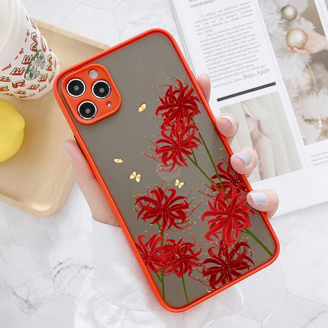 Flower iPhone Case Hard Shockproof