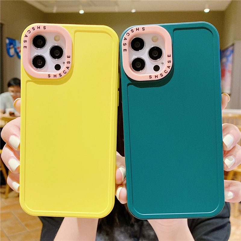 Solid Color Matte Case For iPhone