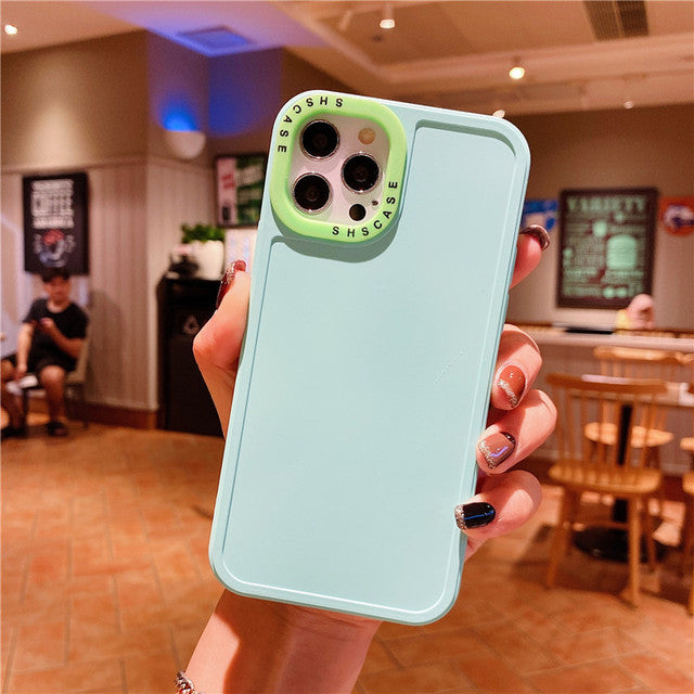 Solid Color Matte Case For iPhone