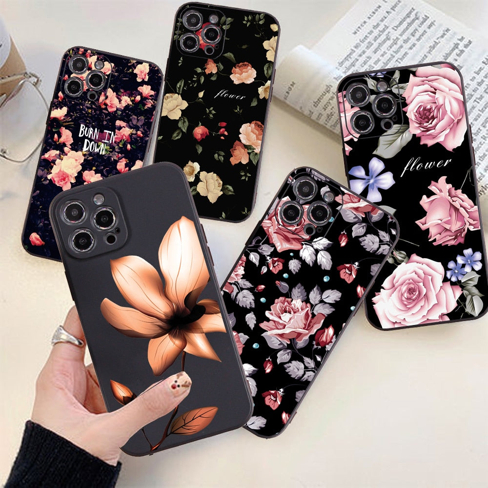 Retro Flowers iPhone Case