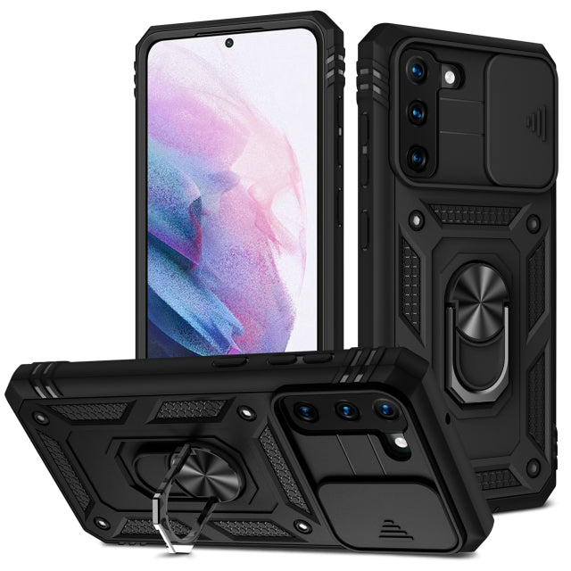 Slide Lens Protective Military Grade Galaxy Cover