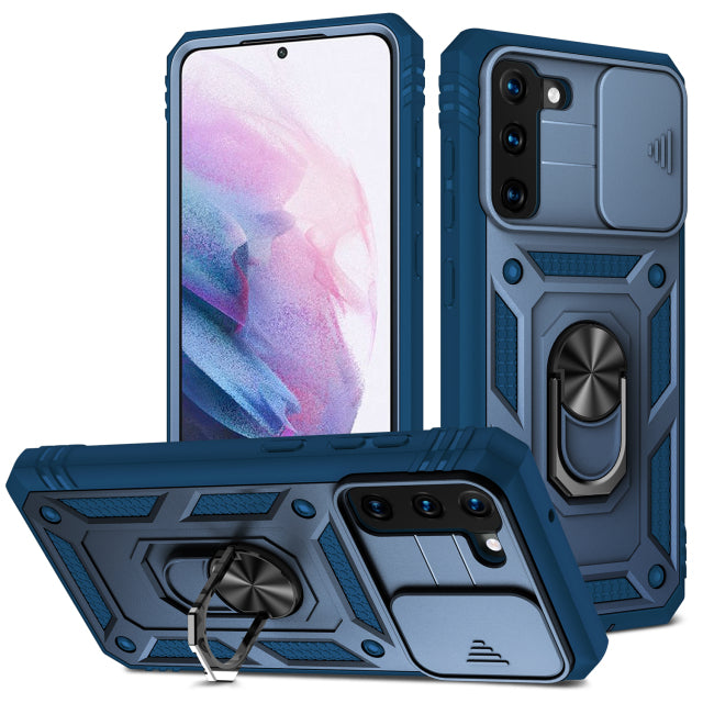 Slide Lens Protective Military Grade Galaxy Cover