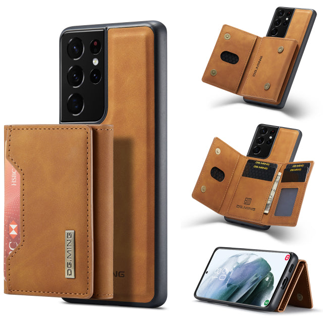 Galaxy Cover Leather Magnetic Wallet Case