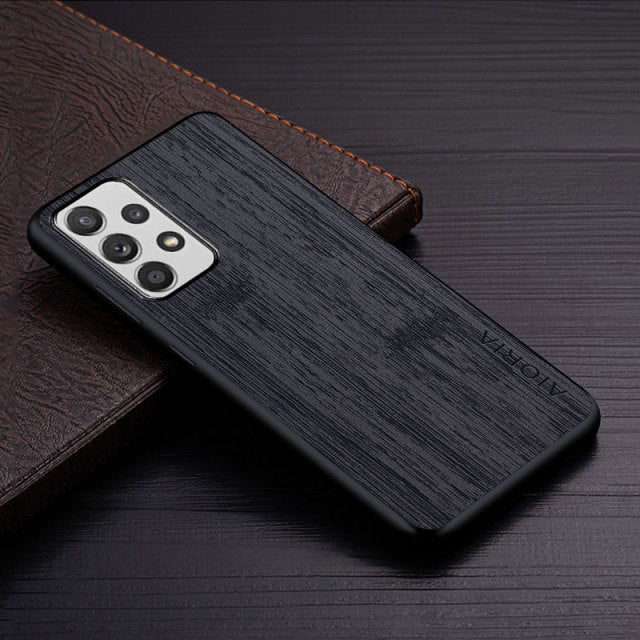 Galaxy Case Bamboo Leather Cover