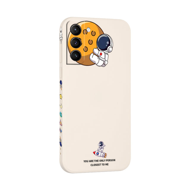 Space Astronaut Galaxy Cover Case