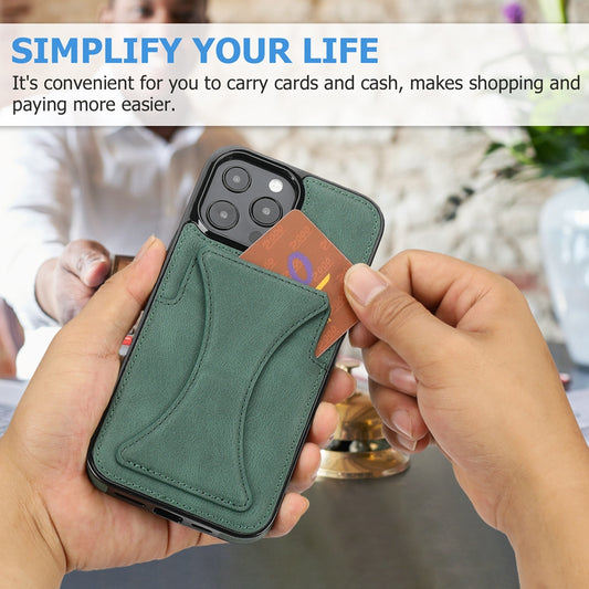 Wallet Leather Magnetic Case For iPhone