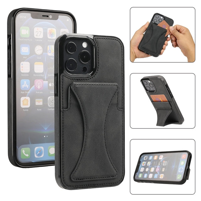 Wallet Leather Magnetic Case For iPhone