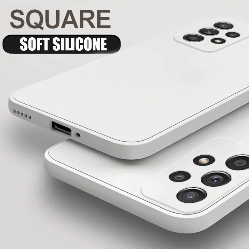 Galaxy Square Silicone Soft Case
