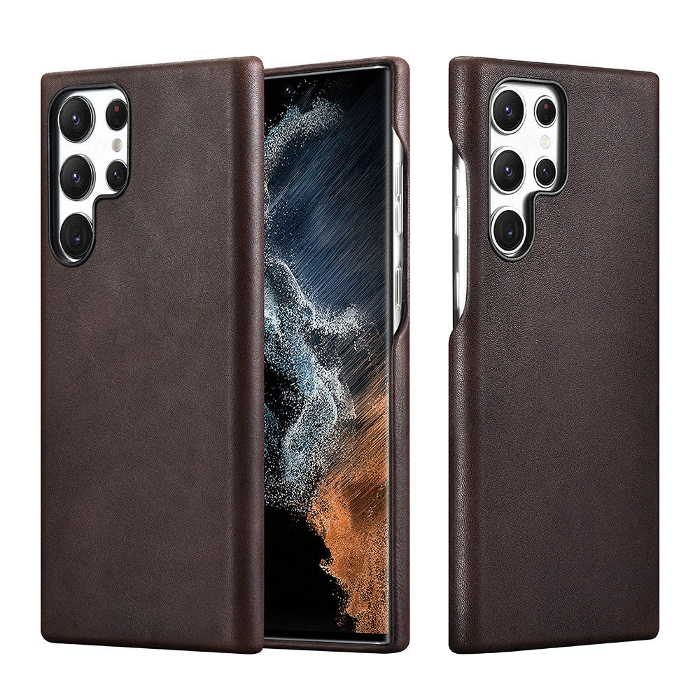 Galaxy Leather Protection Dual Layer Case