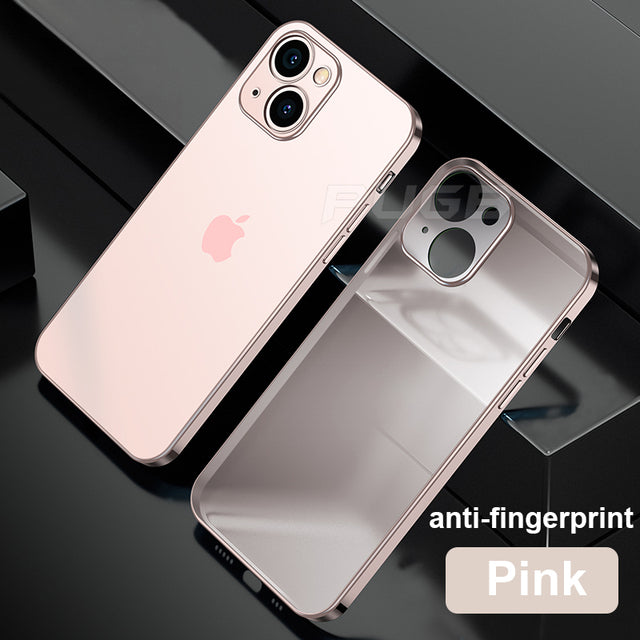 Matte Transparent Silicone Case for iPhone