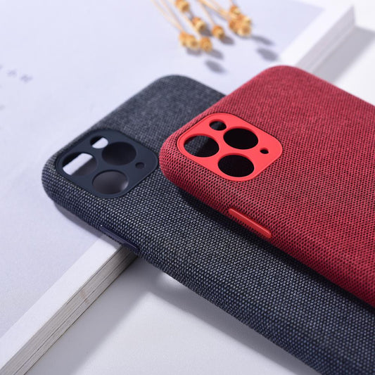 iPhone Case Canvas Cloth Soft Cover